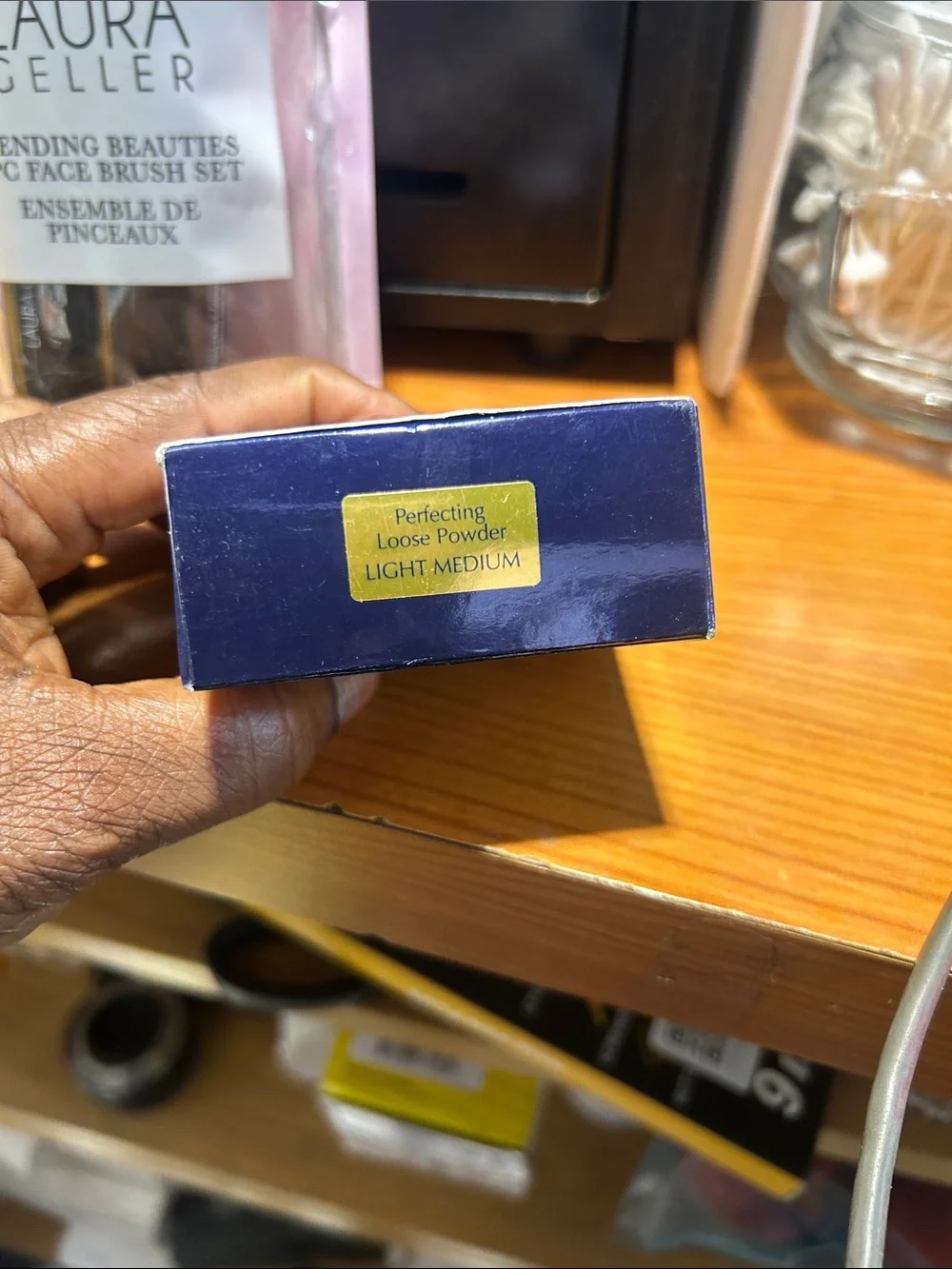 Estée Lauder Navy and Gold Loose Powder Compact